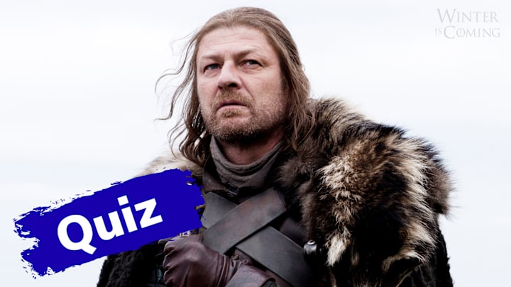 Sean Bean (Ned Stark) in Game of Thrones season 1 Episode 1, "Winter Is Coming"