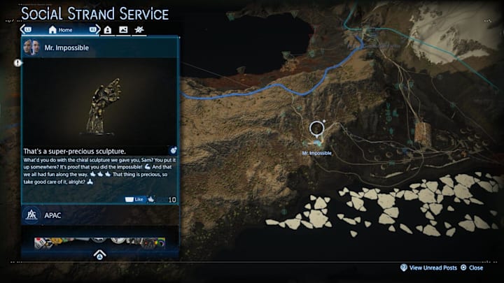 The location of Mr Impossible in Death Stranding 2