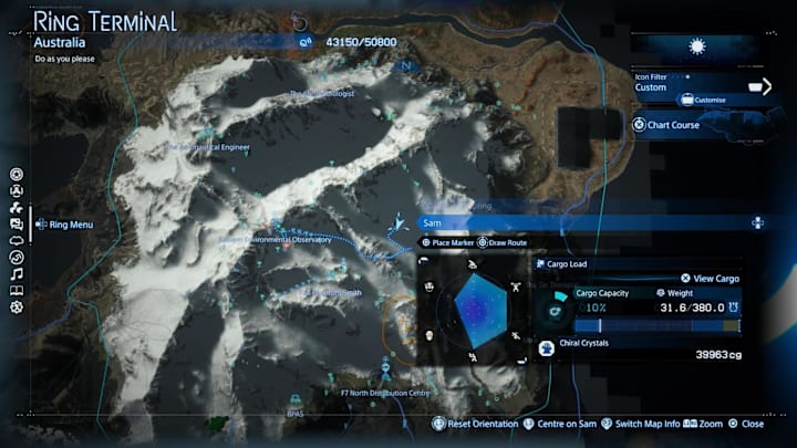 The location of the Clairvoyant Spring in Death Stranding 2