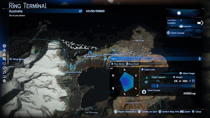 The location of the Digestive Spring in Death Stranding 2.