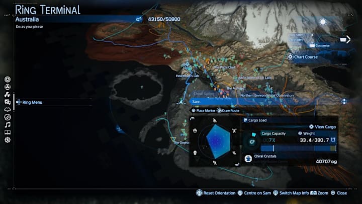 The location of the Chiral Spring in Death Stranding 2