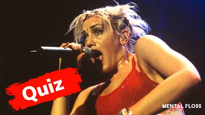 Gwen Stefani performing with No Doubt in 1997.