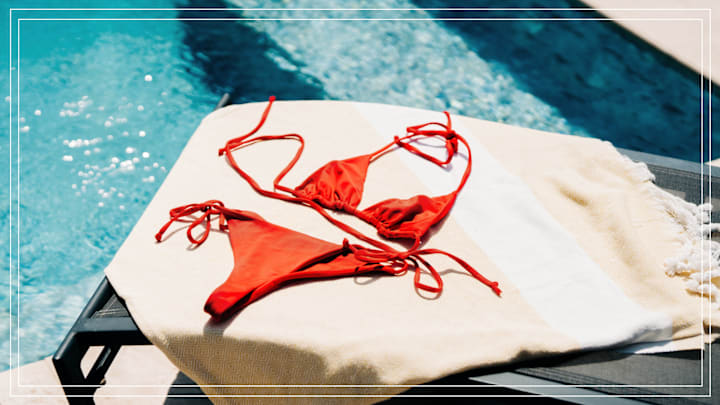 Red string bikini Red string bikini