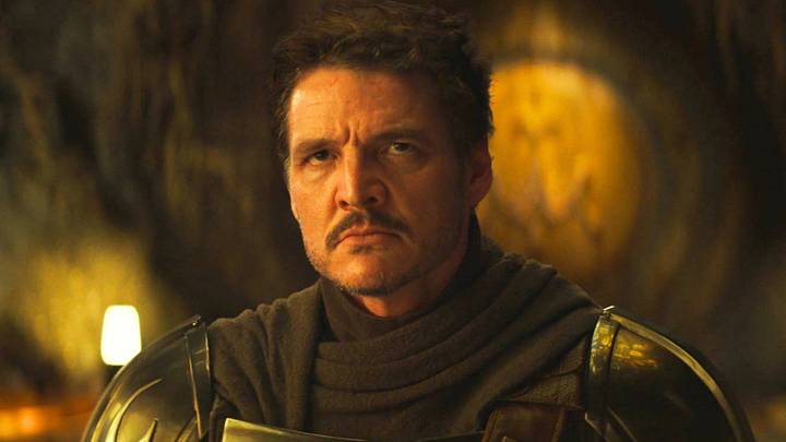 The Mandalorian (Pedro Pascal) in Lucasfilm's THE MANDALORIAN AND GROGU. 