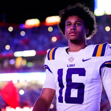 LSU Tiger Colin Hurley on November 16, 2024.