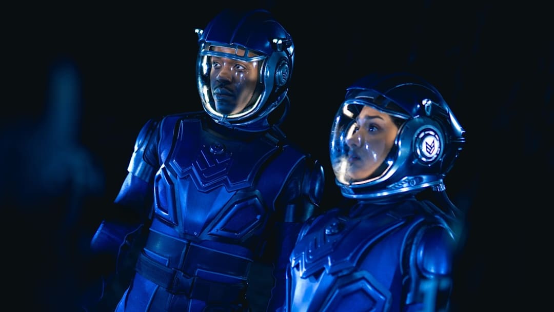 The Doctor (Ncuti Gatwa) and Belinda Chandra (Varada Sethu) face a terrifying threat in "The Well". 