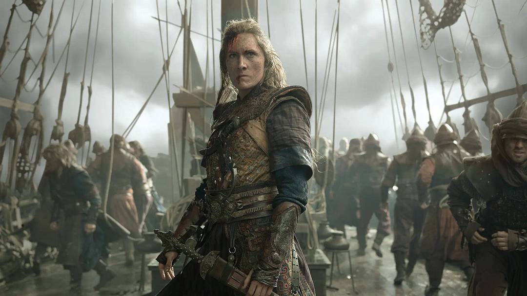 Entertainment Weekly Exclusive: Abigail Thorn as Sharako Lohar at the Battle of the Gullet on House of the Dragon season 3. Entertainment Weekly Exclusive: Abigail Thorn as Sharako Lohar at the Battle of the Gullet on House of the Dragon season 3.