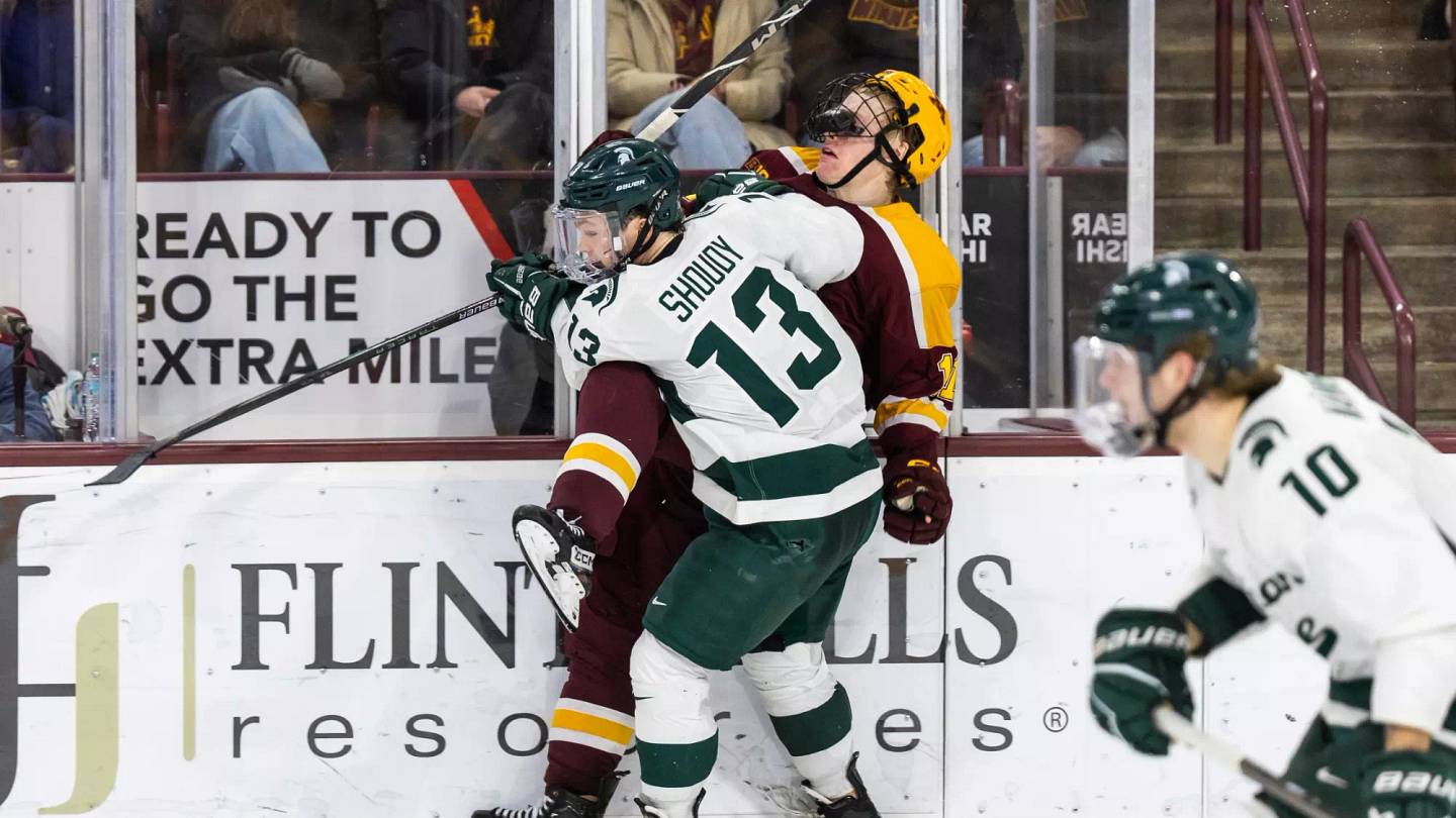 Michigan State stakes claim in Minnesota as nation's top hockey team