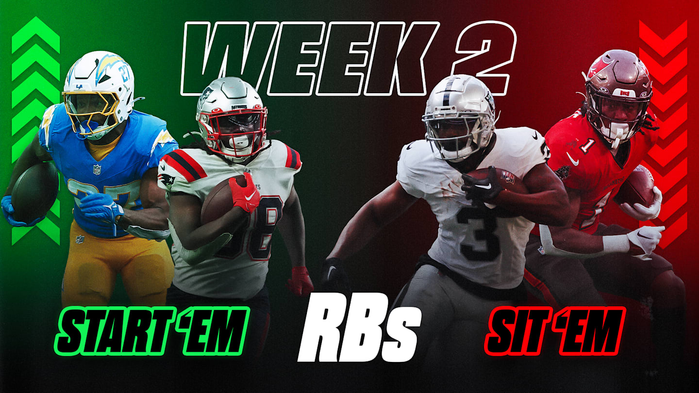 Running Back Start ‘Em, Sit ‘Em Picks For Fantasy Football Week 2