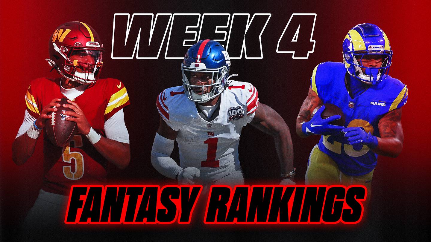 Week 4 Fantasy Football Rankings for Every Position in PPR