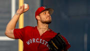 Worcester’s Tanner Houck faces Buffalo at Polar Park June 18.