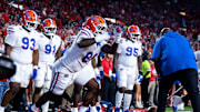 Florida Gators defensive lineman Caleb Banks attempted to play last week against Ole Miss.