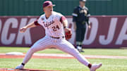 Little Rock pitcher Jackson Wells 