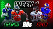 Start Em, Sit Em Running Backs: Week 1