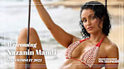 Nazanin Mandi was photographed by Yu Tsai in Jamaica. Swimsuit by Deparel.