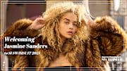 Jasmine Sanders was photographed by Derek Kettla in Zurich, Switzerland. Top by Adriana Degreas. Swimsuit by Bananhot. Jacket by Adrienne Landau.