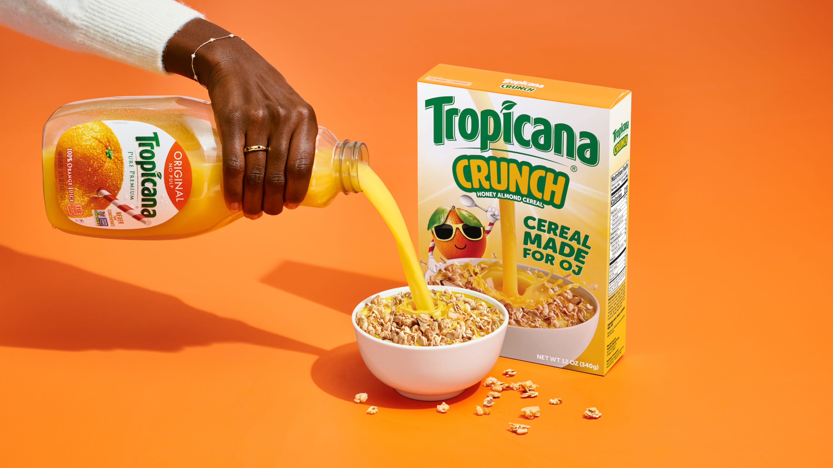 Tropicana Made a Cereal You’re Actually Supposed to Pour Orange Juice Over