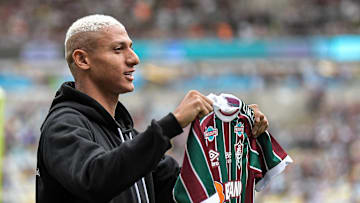 Richarlison visiting his old club back in 2023