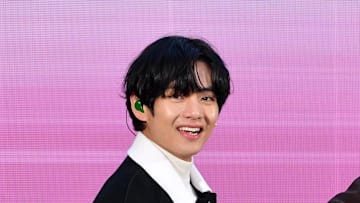 V (Kim Taehyung) - K-pop band BTS Visits "Today" Show