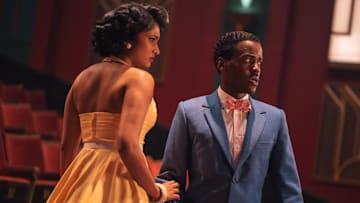 Doctor Who. Image shows Belinda Chandra (Varada Sethu), The Doctor (Ncuti Gatwa) CREDIT: James Pardon/BBC Studios/Disney/Bad Wolf