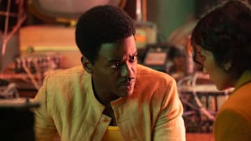 Doctor Who. Image shows The Doctor (Ncuti Gatwa) Belinda Chandra (Varada Sethu) CREDIT: BBC Studios/Disney/Bad Wolf