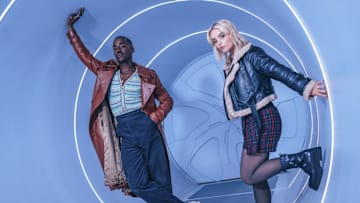 The Doctor (Ncuti Gatwa) and Ruby Sunday (Millie Gibson) Credit: James Pardon/Bad Wolf/BBC Studios
