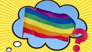 Every color in the Pride Flag stands for something—and here's what it all means. 