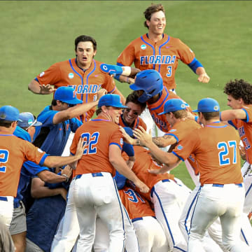 The Florida Gators defeated the Clemson Tigers in extra innings on Sunday to advance to the College World Series.