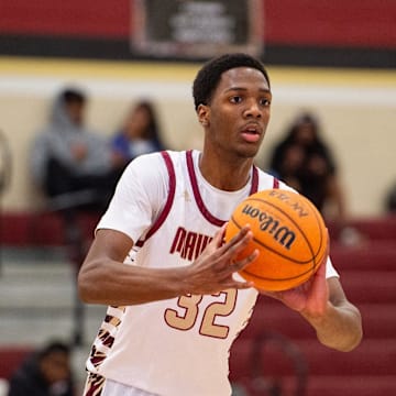Germantown High School (Mississippi) center Sam Funches (32) has scheduled a visit with Gonzaga for the first weekend of October.