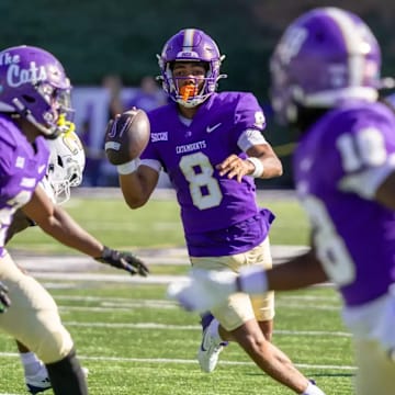 Western Carolina quarterback Taron Dickens