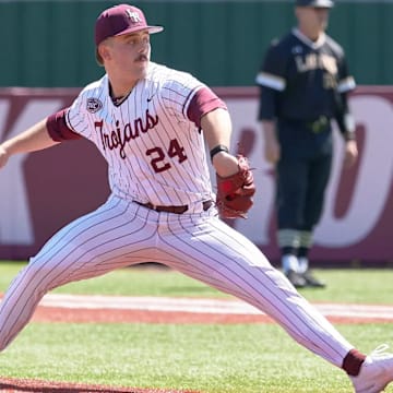 Little Rock pitcher Jackson Wells 