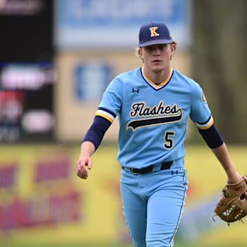 Kent State right-handed pitcher Jake Bean