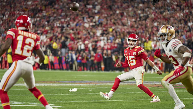 Kansas City Chiefs quarterback Patrick Mahomes and wide receiver Mecole Hardman