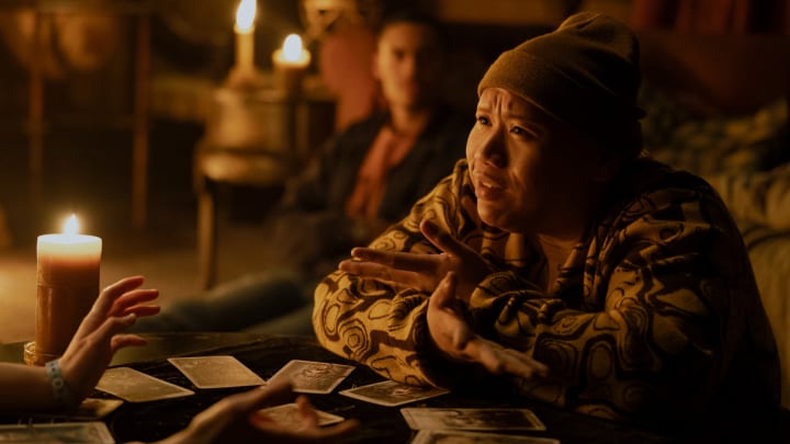 Adain Bradley as Grant and Jacob Batalon as Paxton in Screen Gems TAROT