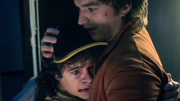 Gaten Matarazzo and Joe Keery in Stranger Things season 5