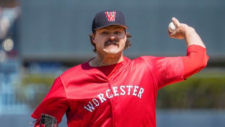 WooSox pitcher Payton Tolle starts against Columbus April 13 at Polar Park.