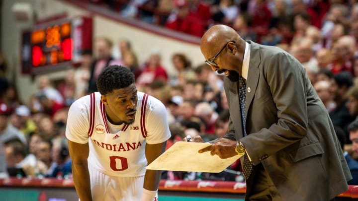 Xavier Johnson and Mike Woodson, Indiana Men's Basketball