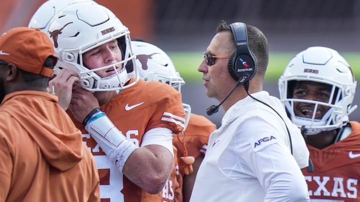 Quinn Ewers, Steve Sarkisian, Texas football