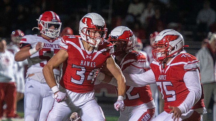 The Milford Hawks take on the Westfield Bombers, Friday night at 6:00 PM. 