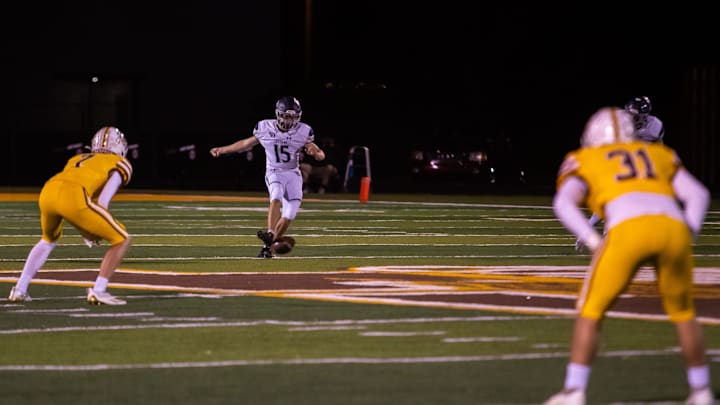 Scenes from a district quarterfinal high school football game between Kickapoo and Lee's Summit West High School on Friday, Oct. 28, 2022, in Springfield, Missouri.

Lee Ssummitwestkickapoo 1