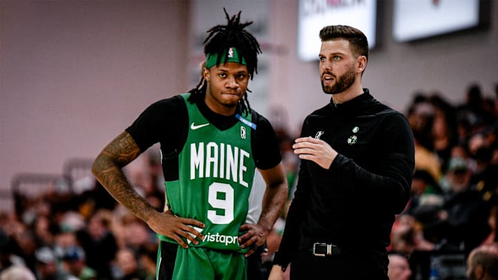 Blaine Mueller Talks with Main Celtics