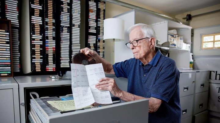 John Miley donated his collection of sports broadcasts to the National Sports Journalism Center at The Media School on the Indiana University Bloomington campus.