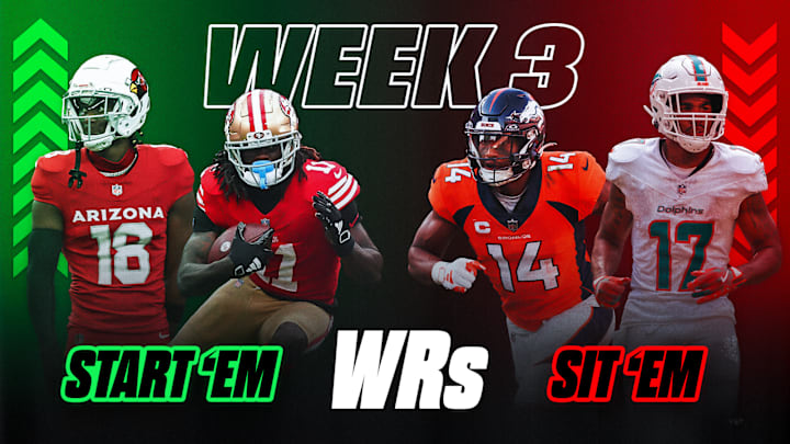 Start Em, Sit Em Wide Receivers: Week 3