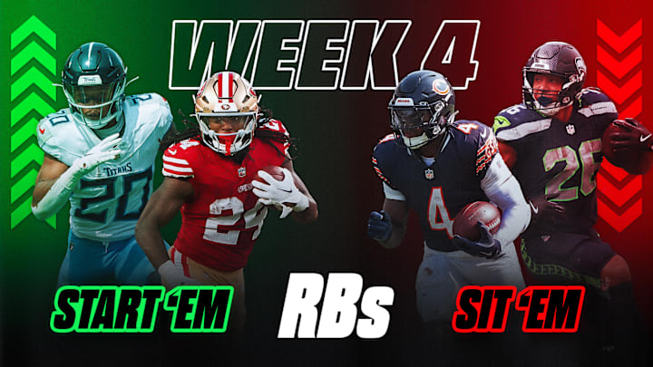 Start Em, Sit Em Running Backs: Week 4