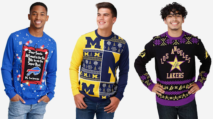 Sports ugly christmas sweater discount