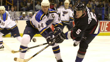 St. Louis Blues vs Vancouver Canucks hockey