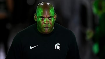 Michigan State's head coach Mel Tucker walks to the field from the tunnel before the football game against Richmond on Saturday, Sept. 9, 2023, at Spartan Stadium in East Lansing.