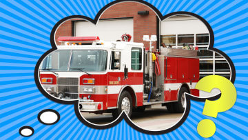 Fire trucks are a common sight at ambulance calls.