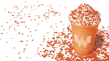 Whataburger Orange Birthday Shake