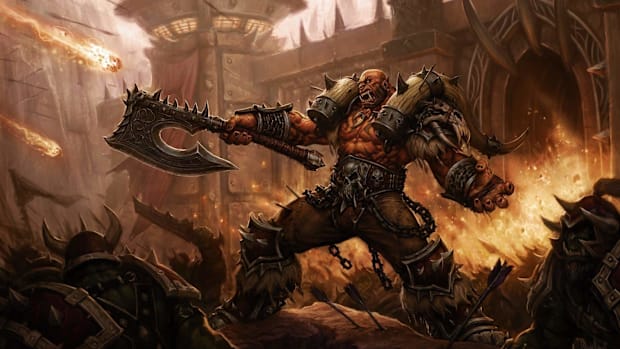 World of Warcraft warrior Garrosh Hellscream.